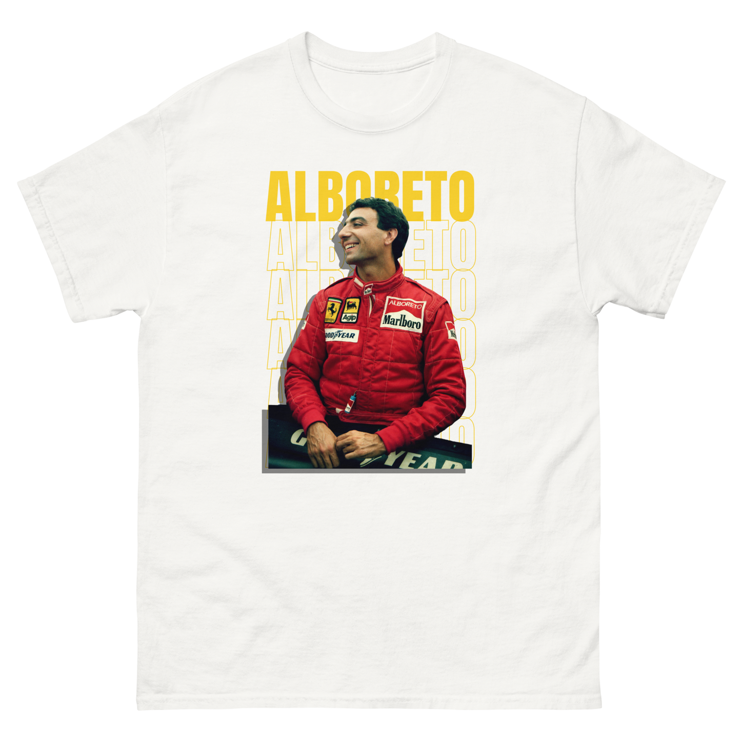 Michele Alboreto 1985 - Archive Series Tee