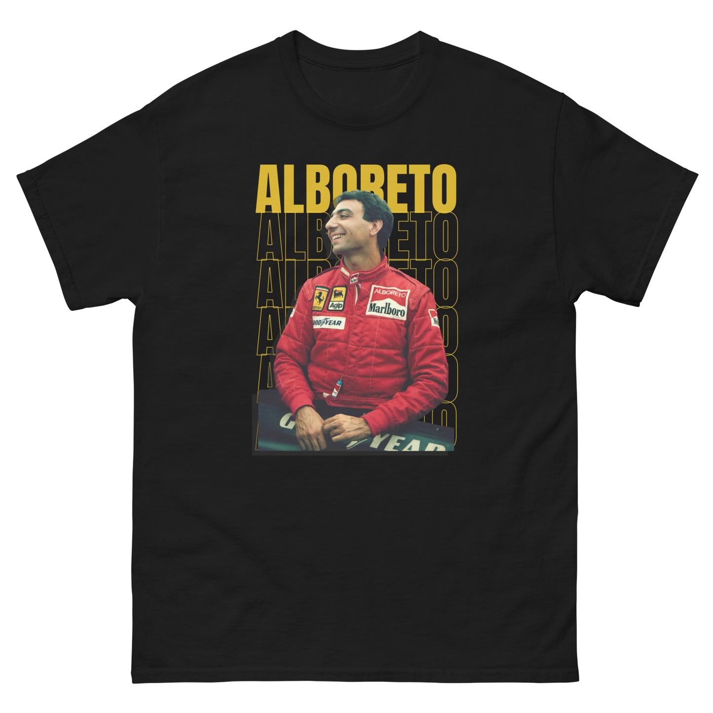 Michele Alboreto 1985 - Archive Series Tee
